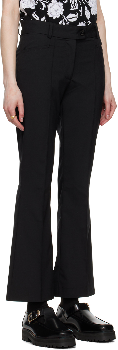 ERNEST W. BAKER ブラック フレアパンツ