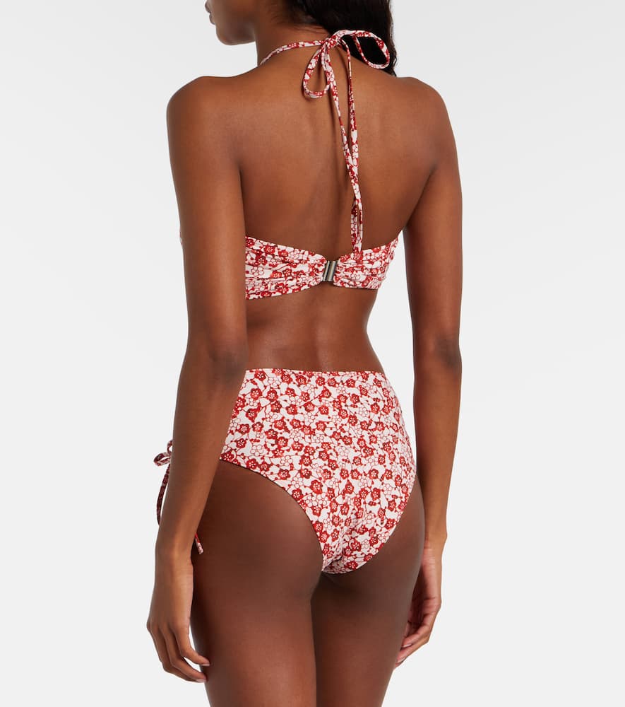 Salmage floral bikini top