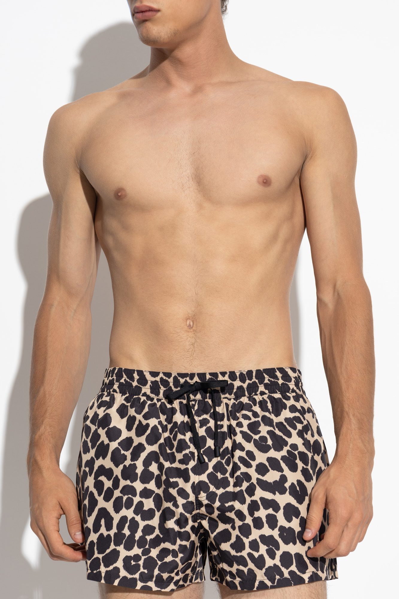 Swim Shorts, Men's, Beige