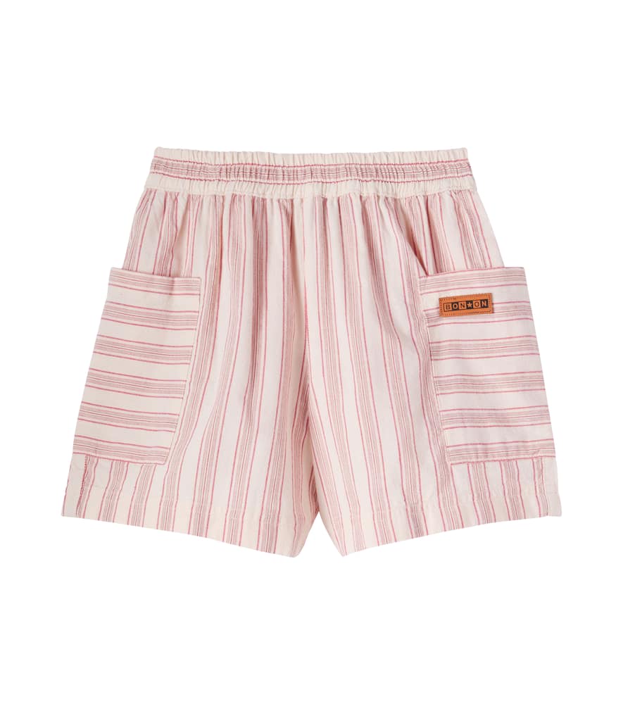 Lois striped cotton shorts