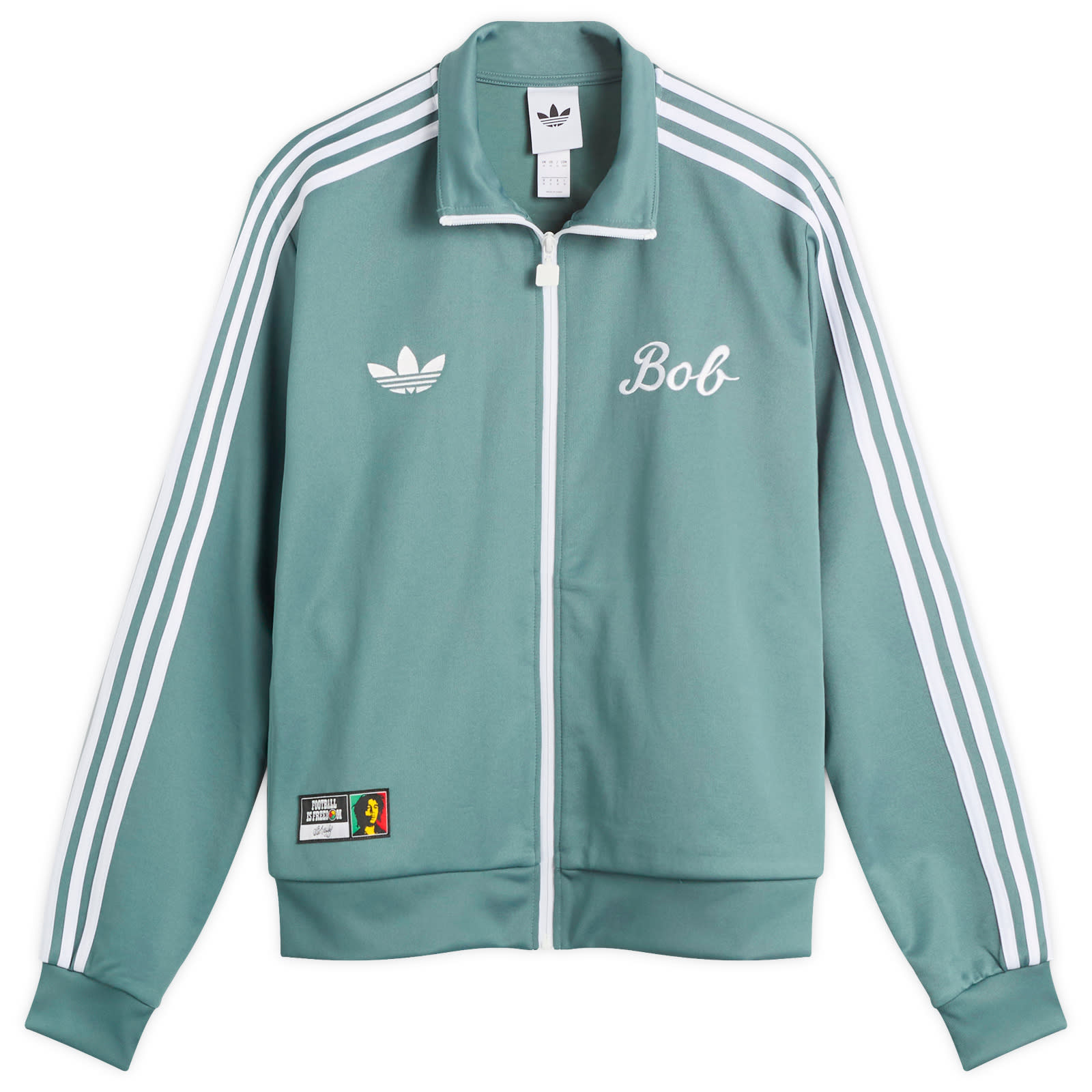 Men's Bob Marley Track Top in Tech Emerald