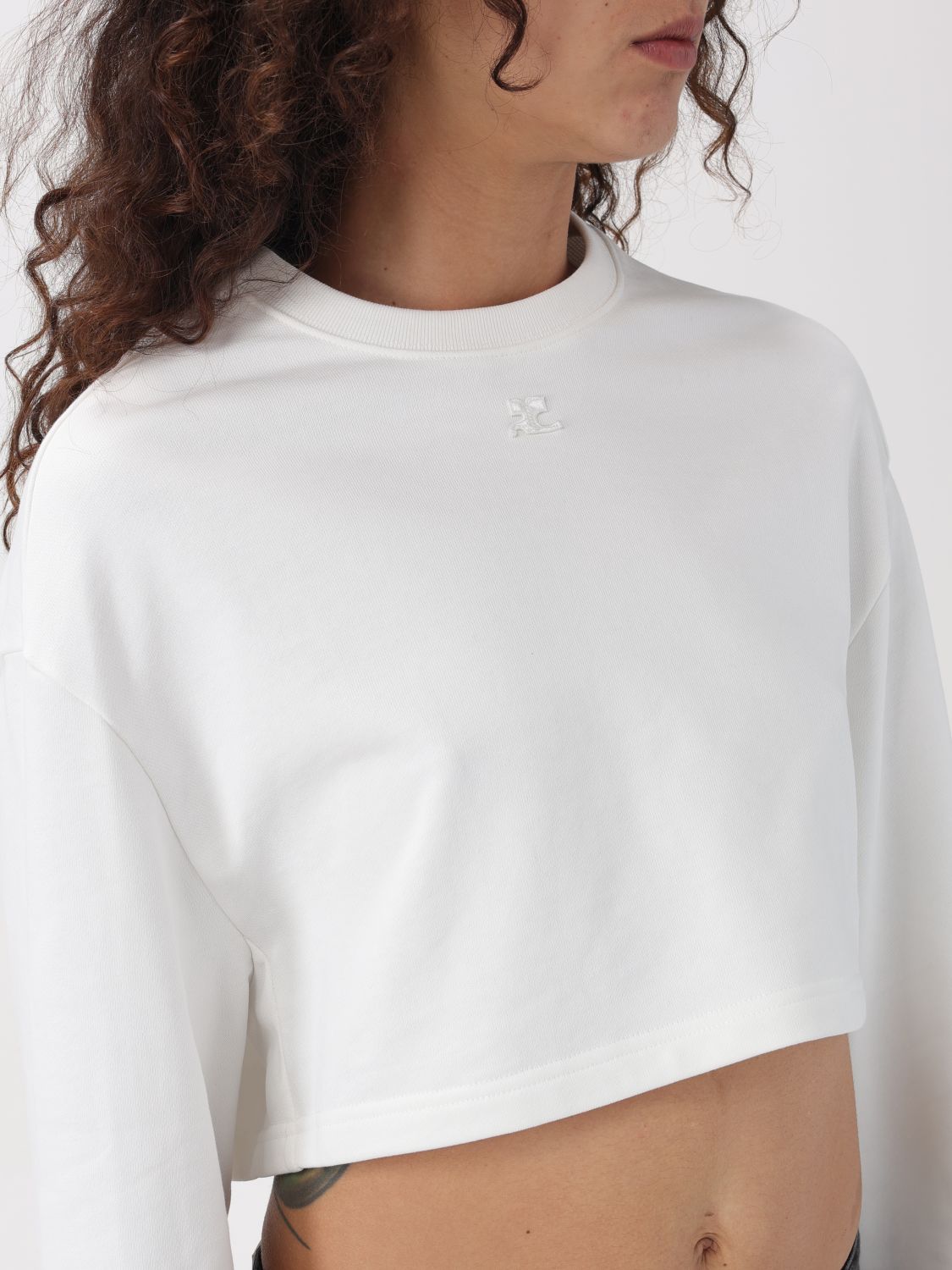 Sweatshirt COURRÈGES Woman color White