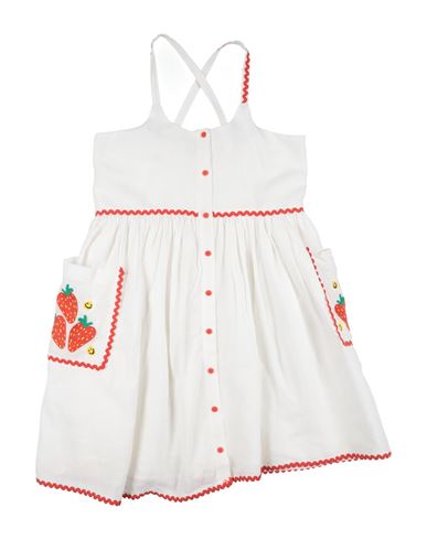 Kid Girl Kids' dress White Size 10 Linen, Cotton