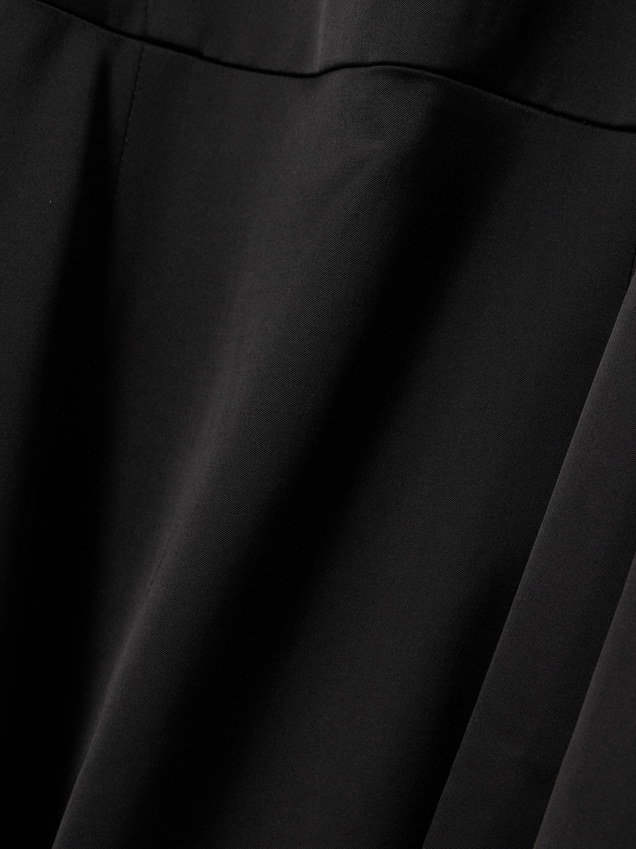 Judy Duchesse-satin Mini Dress - Black
