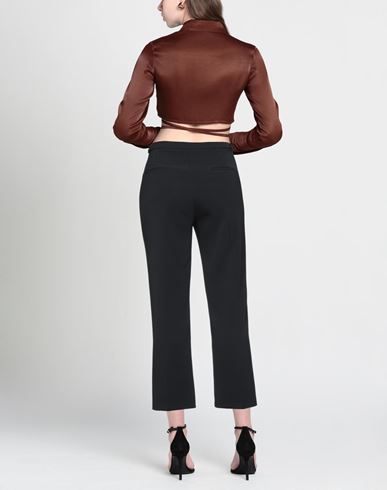 Woman Pants Black Size 8 Polyester, Elastane