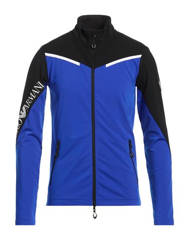 Man Sweatshirt Bright blue Size M Polyester, Elastane