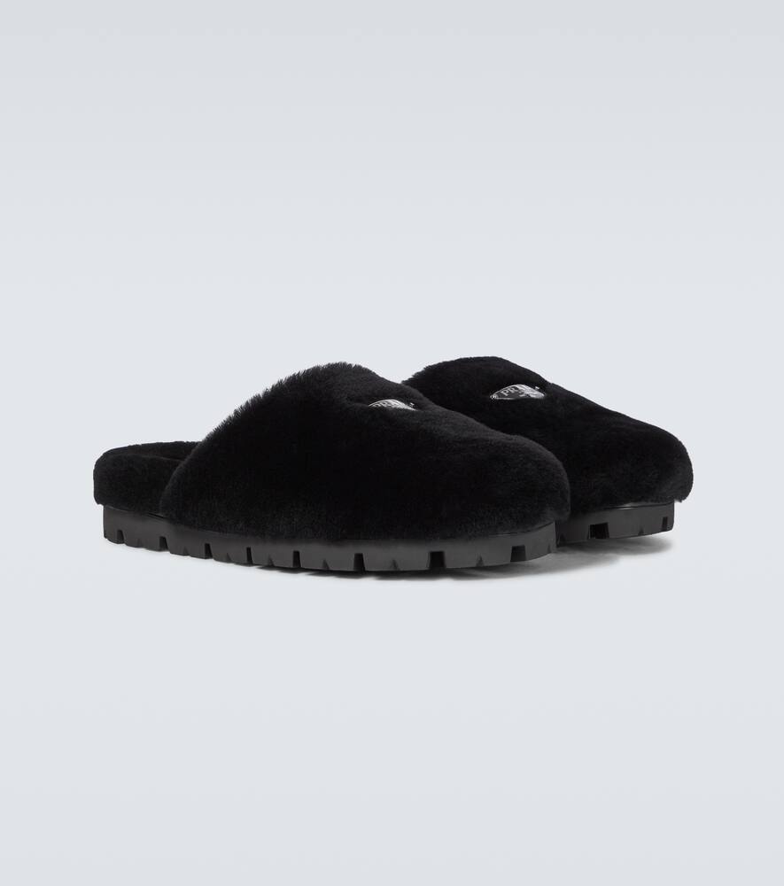 Prada Shearling slippers