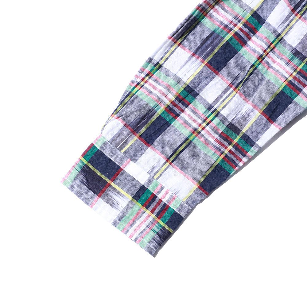 BD2 IKAT Madras Shirt Navy