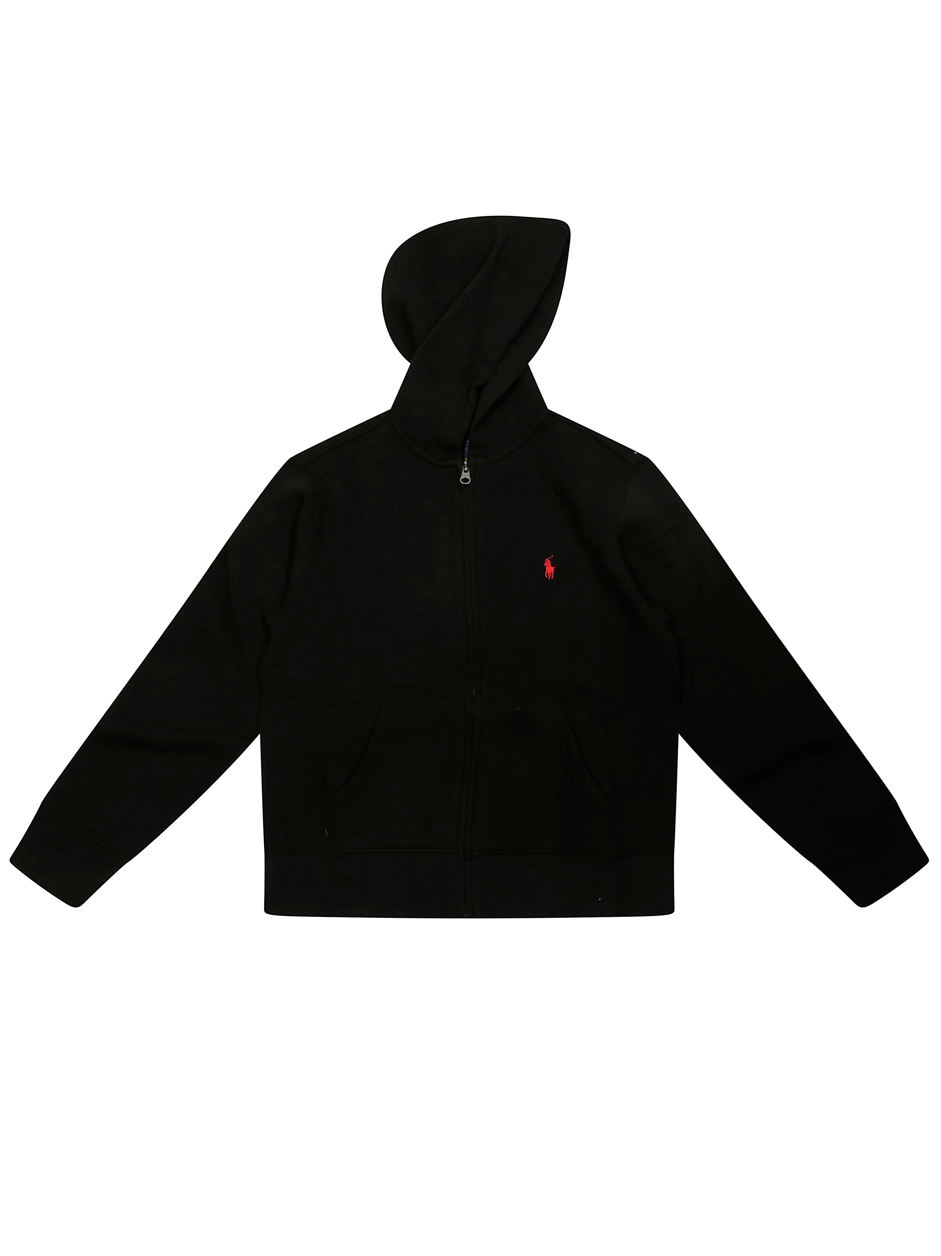 Full Zip Hoodie with Embroidered Logo