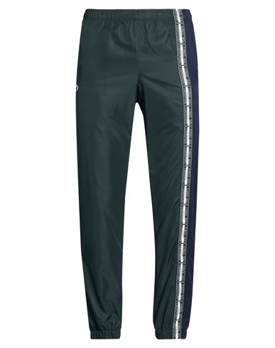 Man Pants Dark green Size 2 Polyester