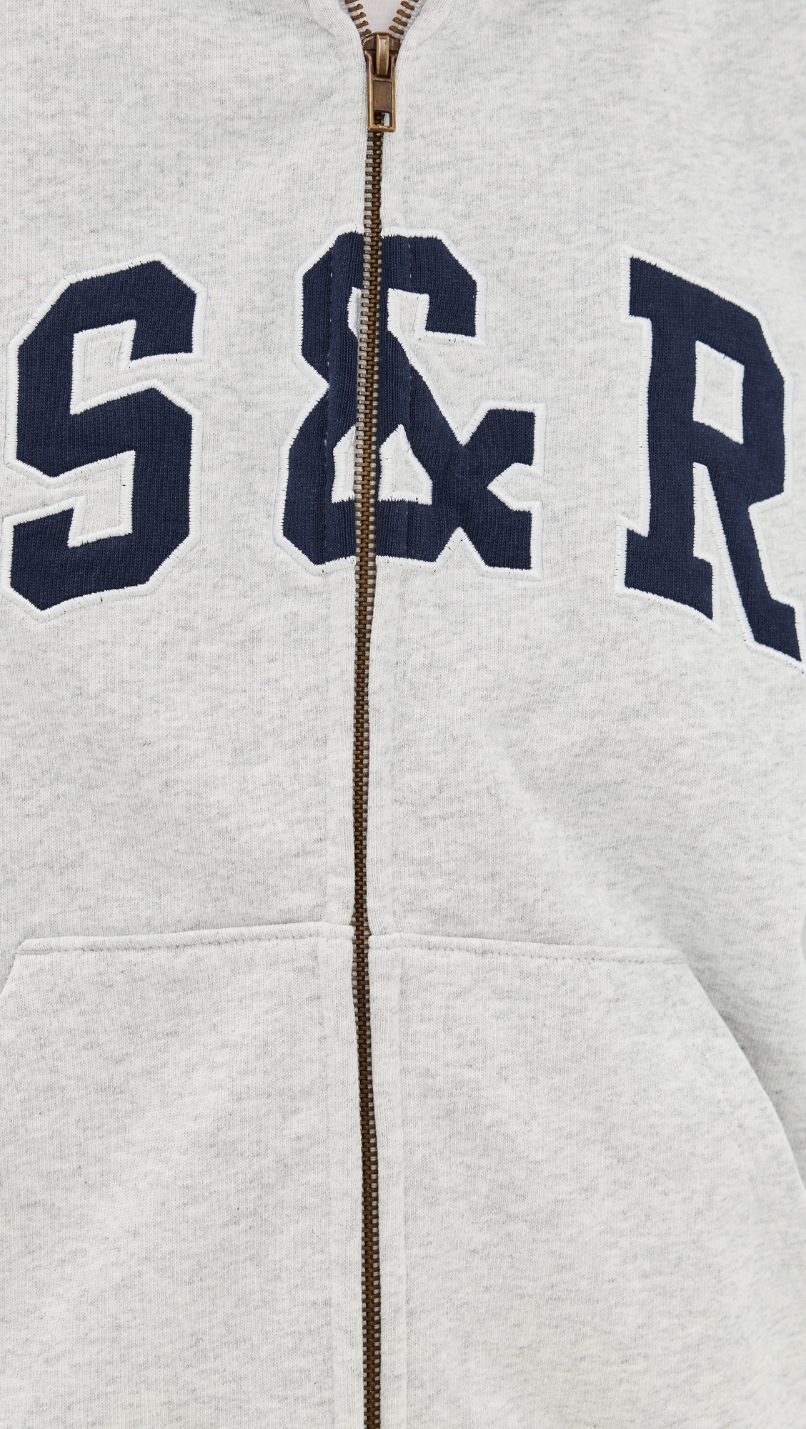 S & R Ivy Zip Hoodie Heather Gray