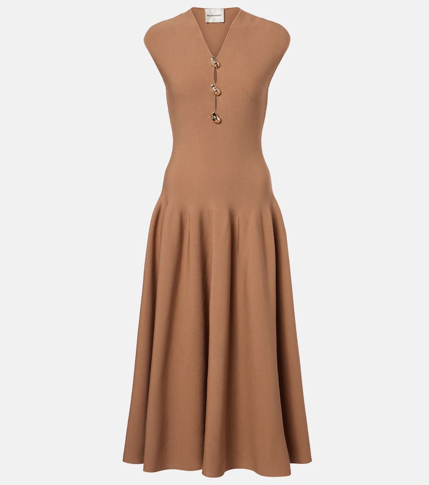 Embellished midi dress