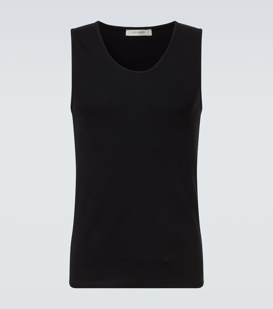 Cotton and linen tank top