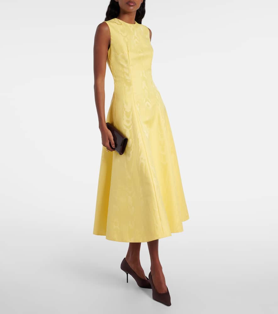 Mara moiré mikado midi dress