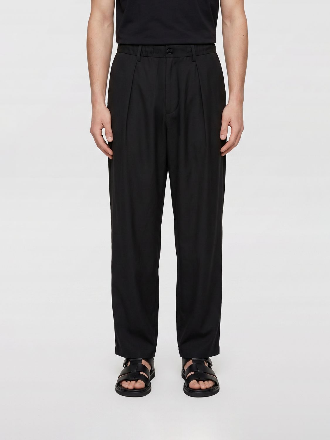 Pants Men color Black