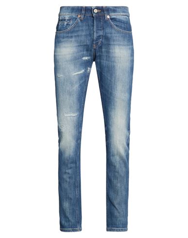Man Jeans Blue Size 30 Cotton, Elastomultiester