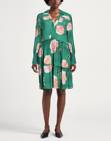 Replay Woman Mini dress Green Size S Viscose