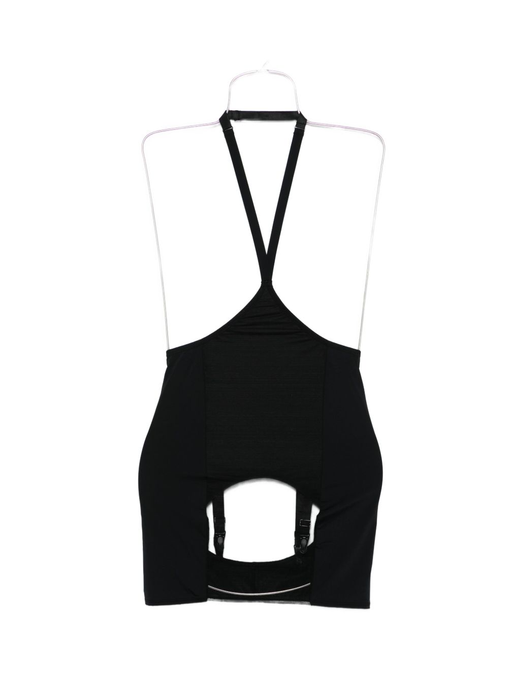 Pure Tentation skirted harness bodysuit - Black
