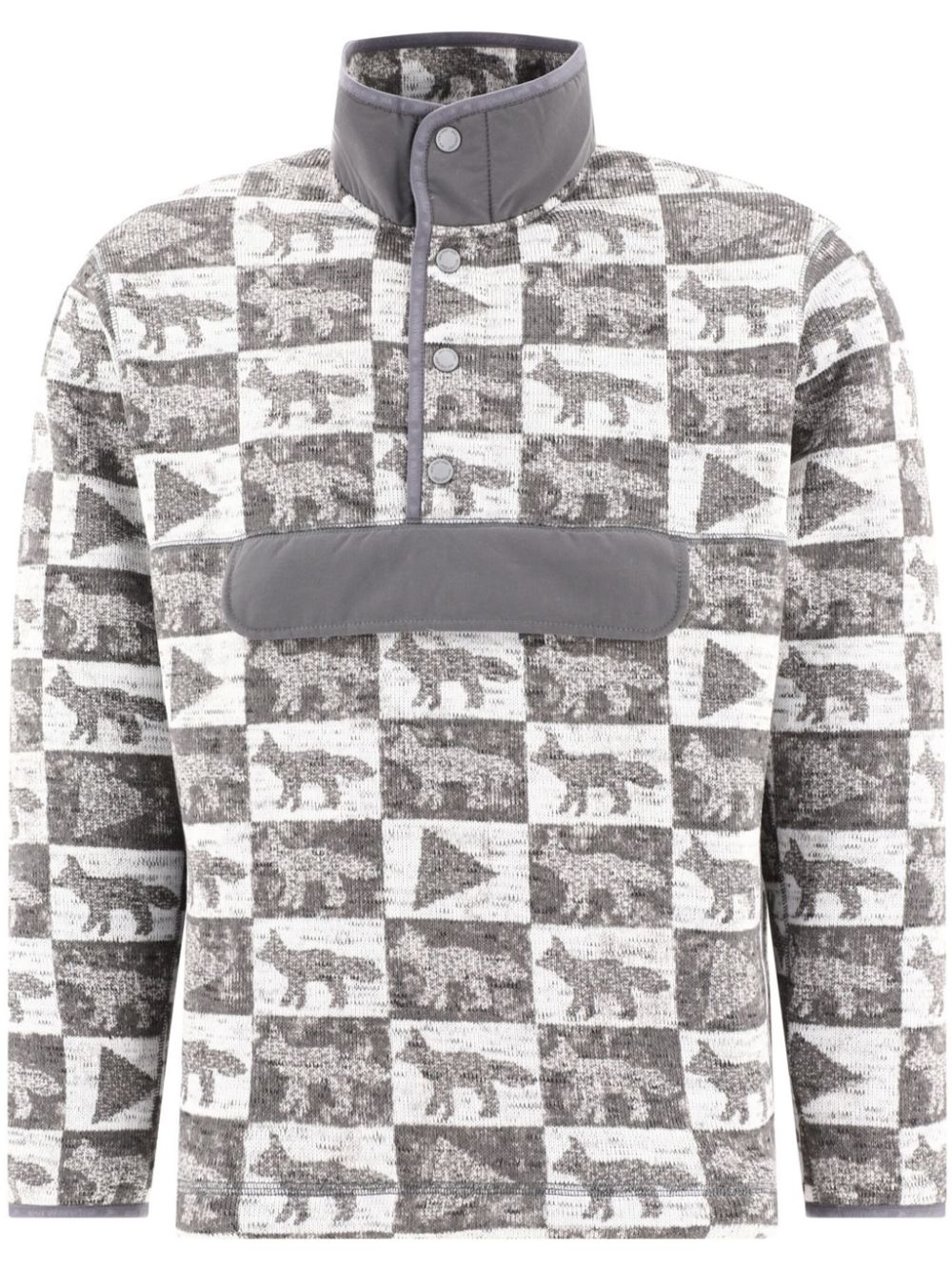 X Maison Kitsuné sweatshirt - Grey