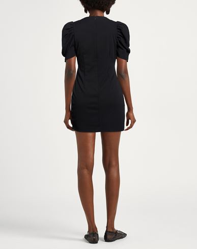 Woman Mini dress Black Size M Polyester, Elastane