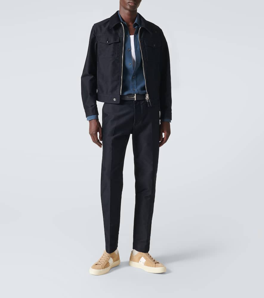 Silk twill shirt