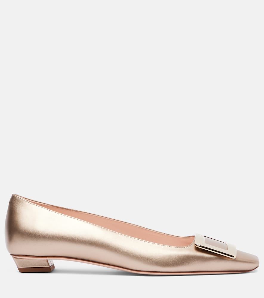 Belle Vivier 25 leather ballet flats