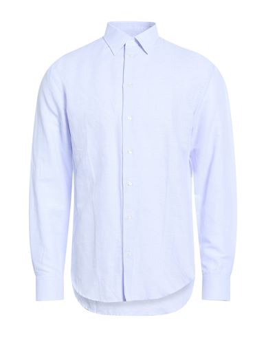 Man Shirt Light blue Size 14 ½ Cotton, Linen