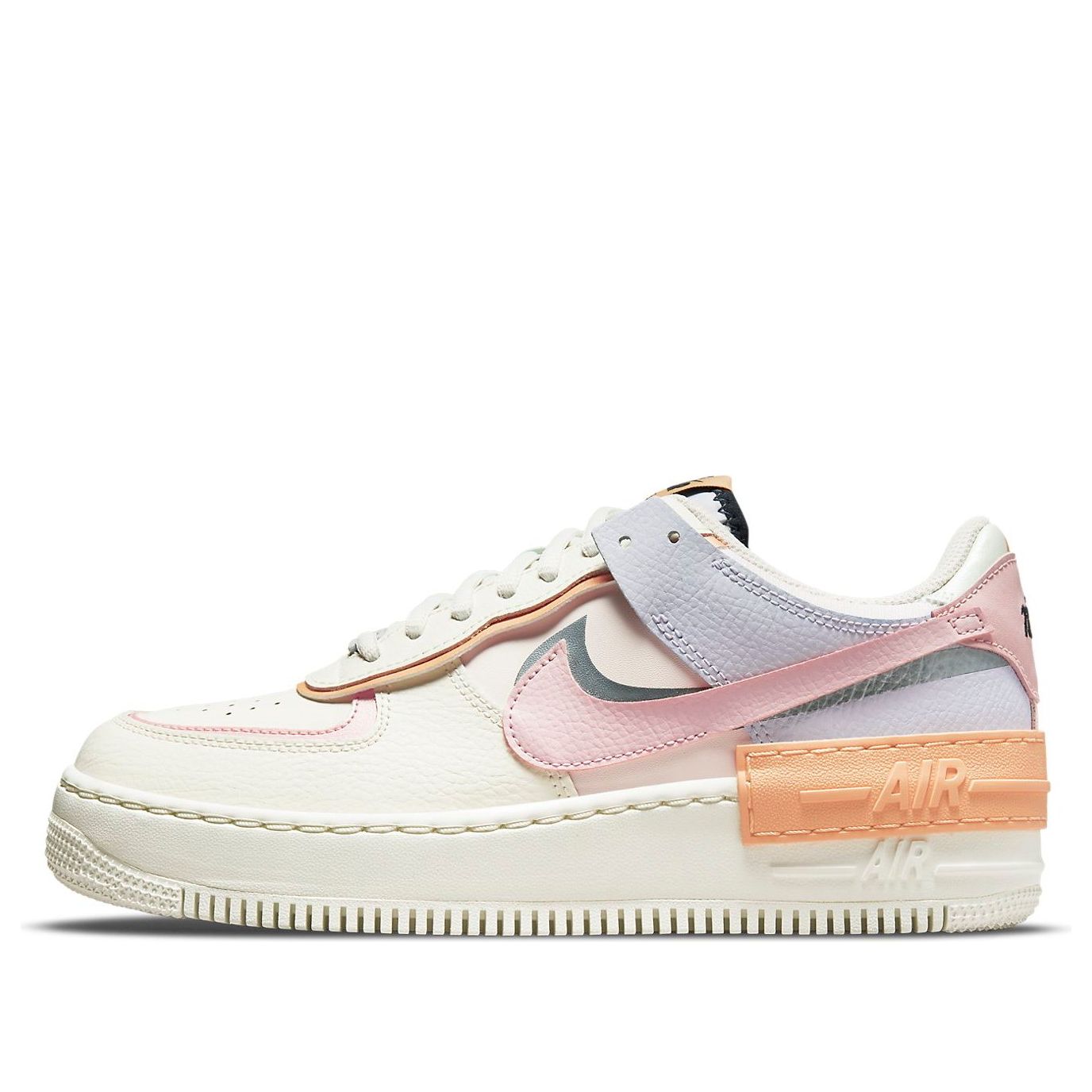 (WMNS) Air Force 1 Shadow 'Orange Chalk Pink Glaze'