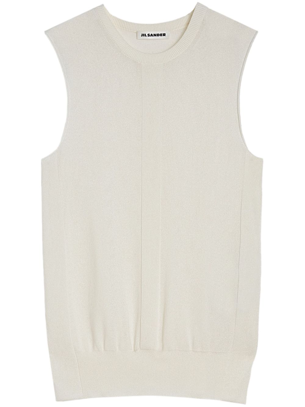 Knitted vest - White