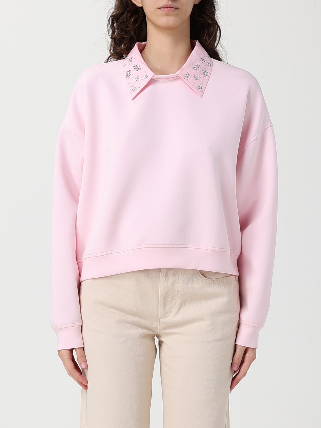 Sweatshirt Woman color Pink