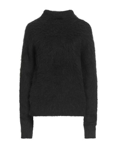 Woman Turtleneck Black Size M Alpaca wool, Polyamide, Elastane