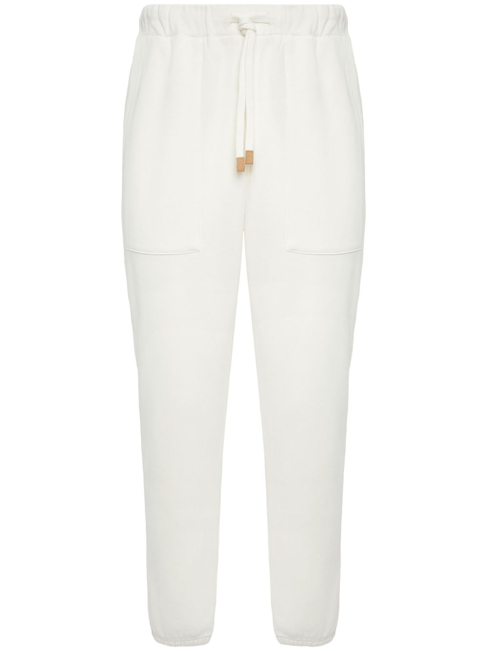 Cotton track pants - White