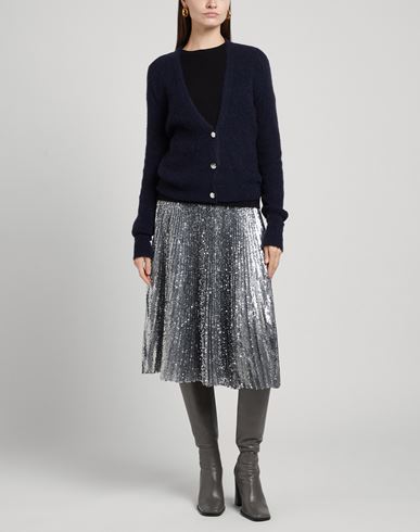 Woman Cardigan Midnight blue Size S Acrylic, Mohair wool, Polyamide