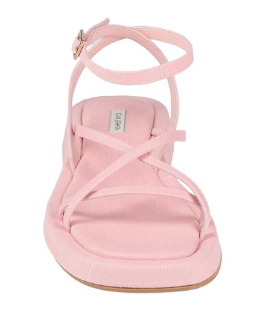 Woman Sandals Pink Size 11 Textile fibers