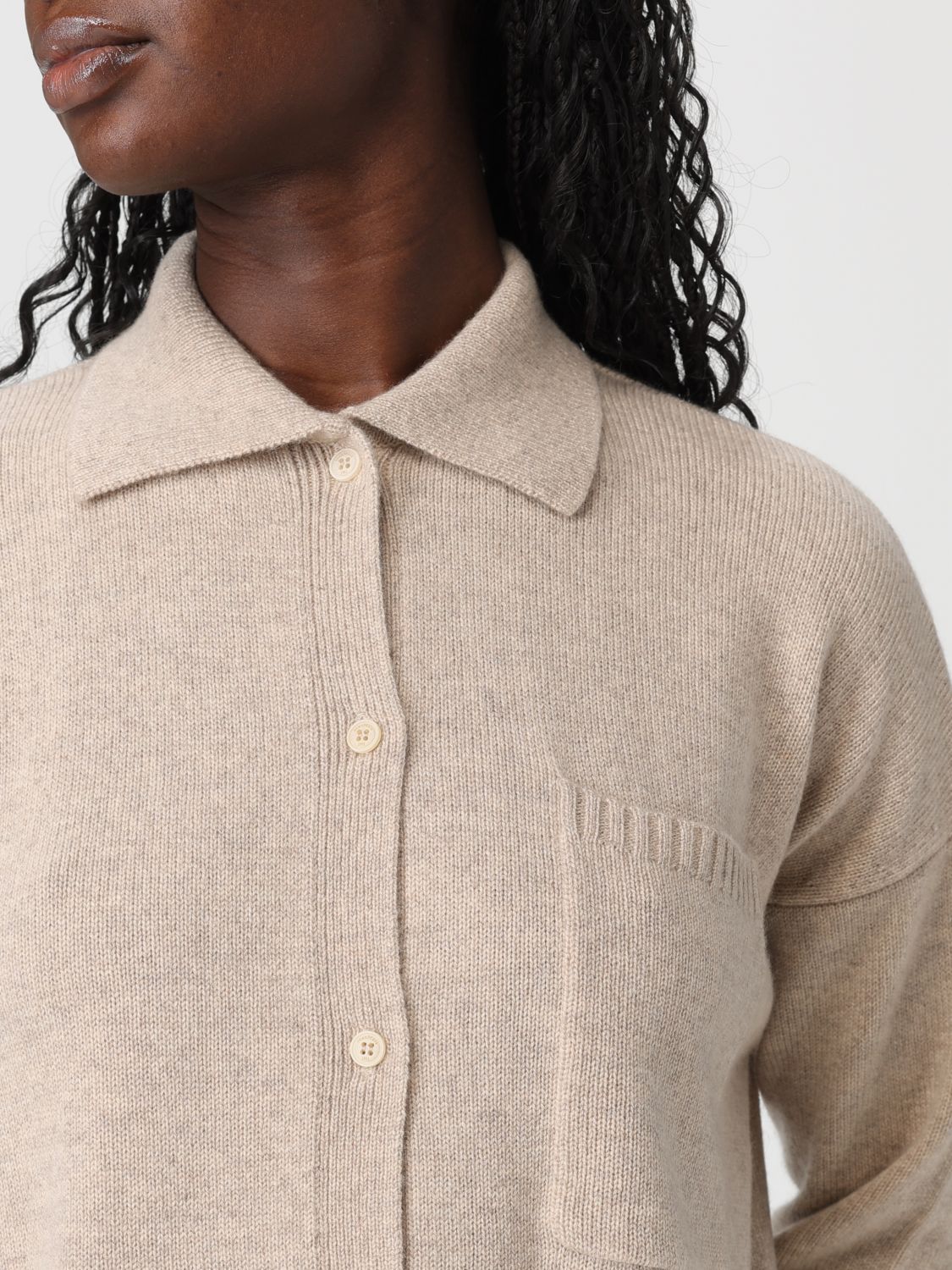 Polo Shirt Woman color Beige