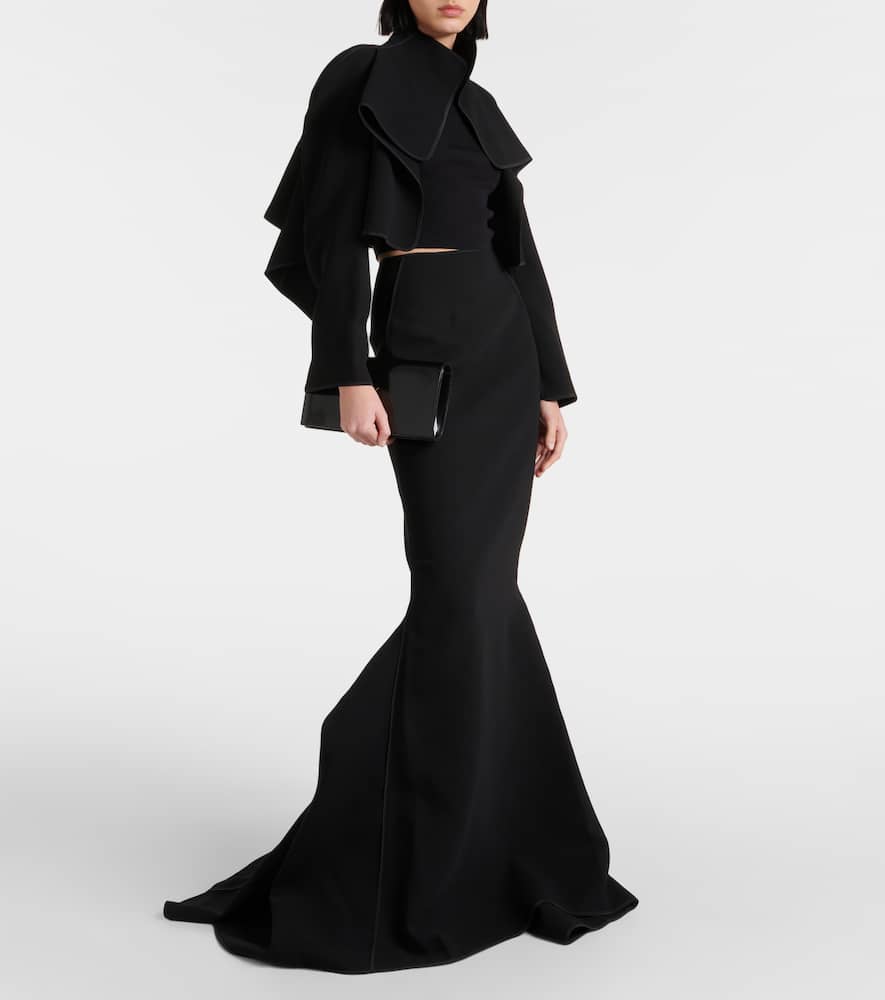 Tuberose maxi skirt