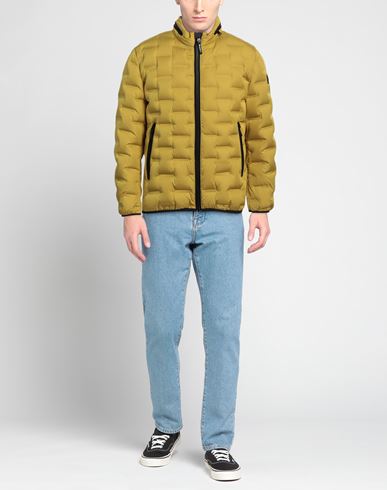 Milestone Man Puffer Mustard Size 40 Polyester, Polyamide