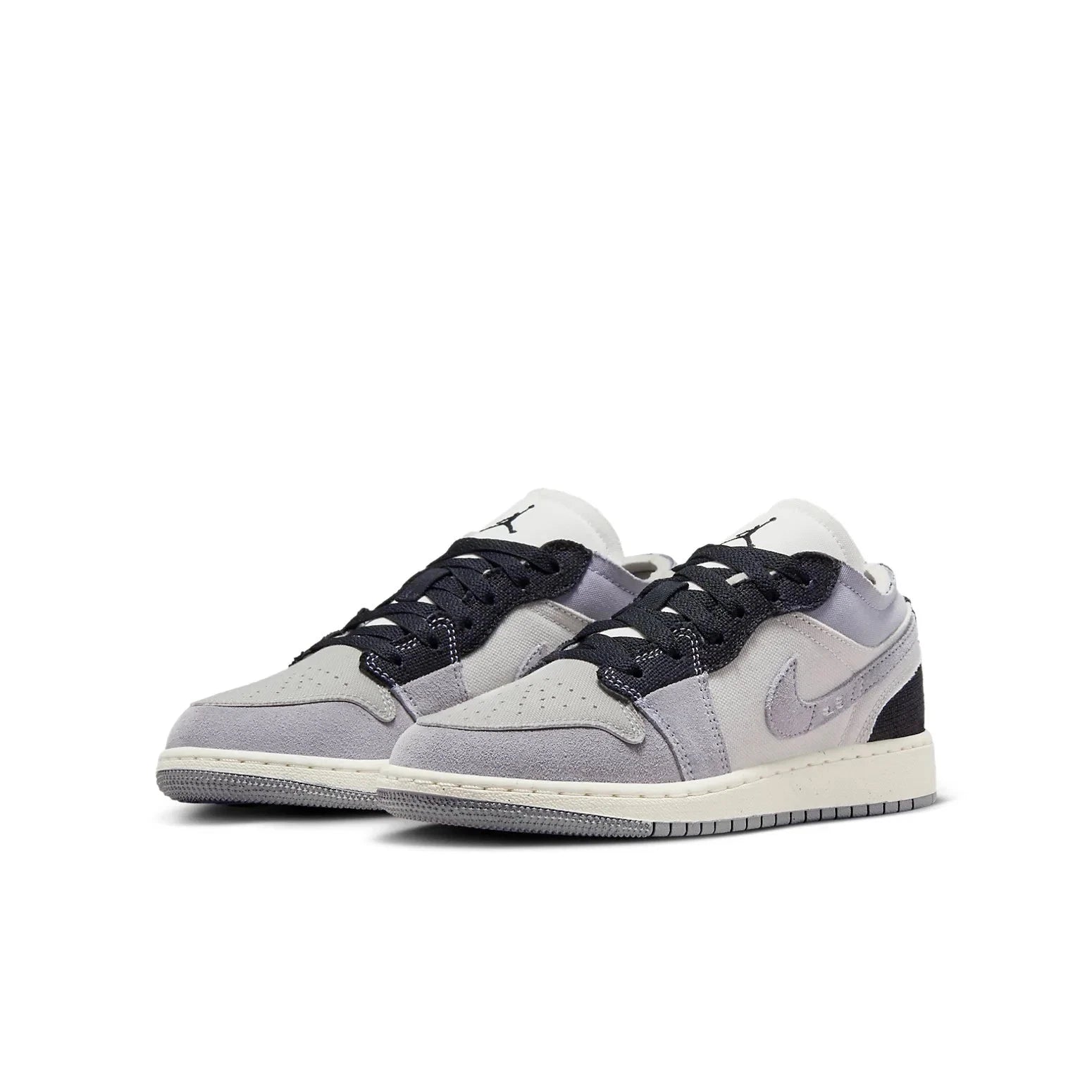 Youth Air Jordan Low SE Craft FD9088- Gray Lifestyle Shoes HTAT125