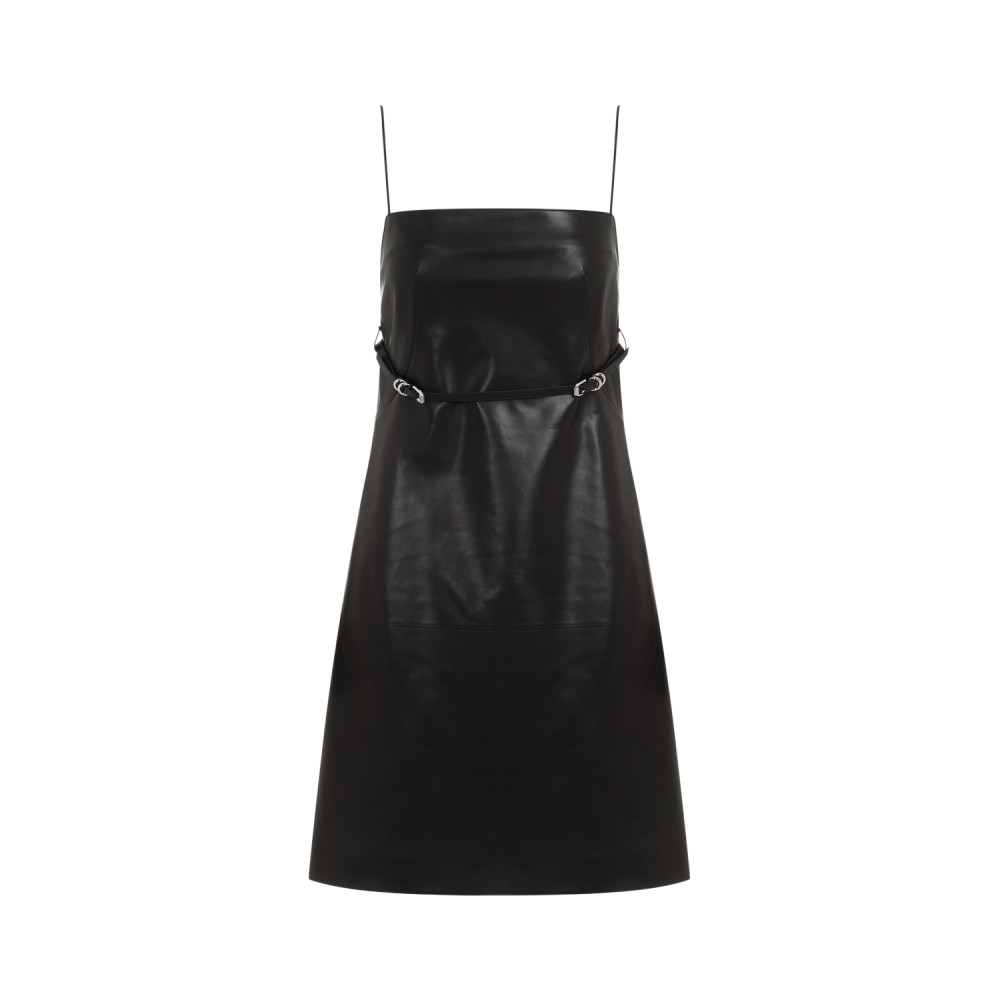 Voyou Leather Mini Dress
