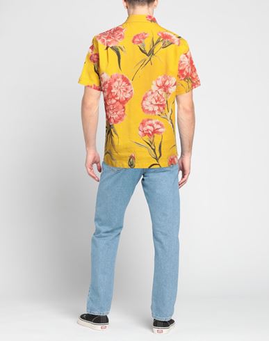 Dolce & gabbana Man Shirt Yellow Size 15 ¾ Cotton, Elastane