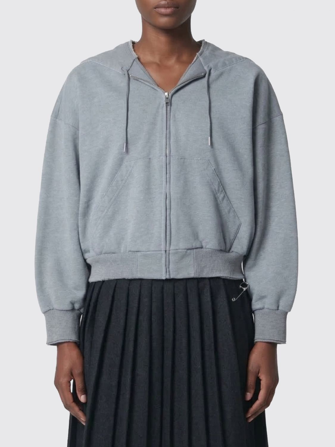 Sweatshirt Woman color Grey