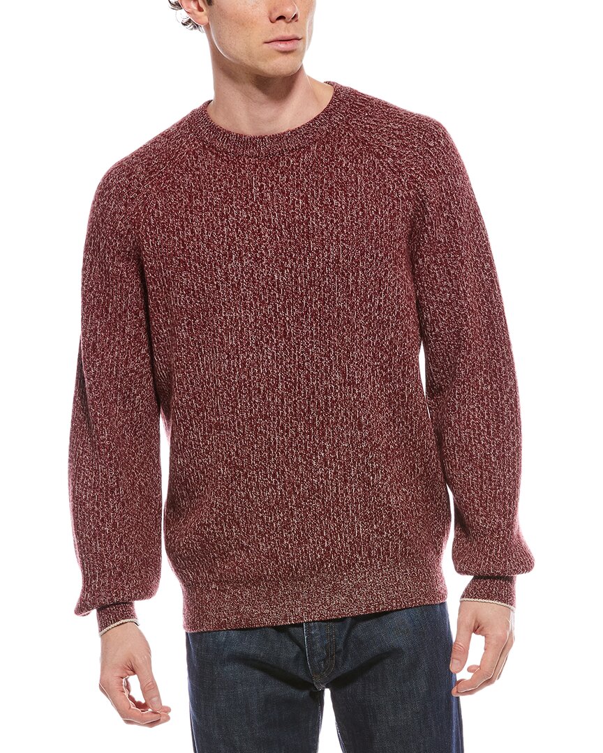 Wool, Cashmere, & Silk-Blend Crewneck Sweater