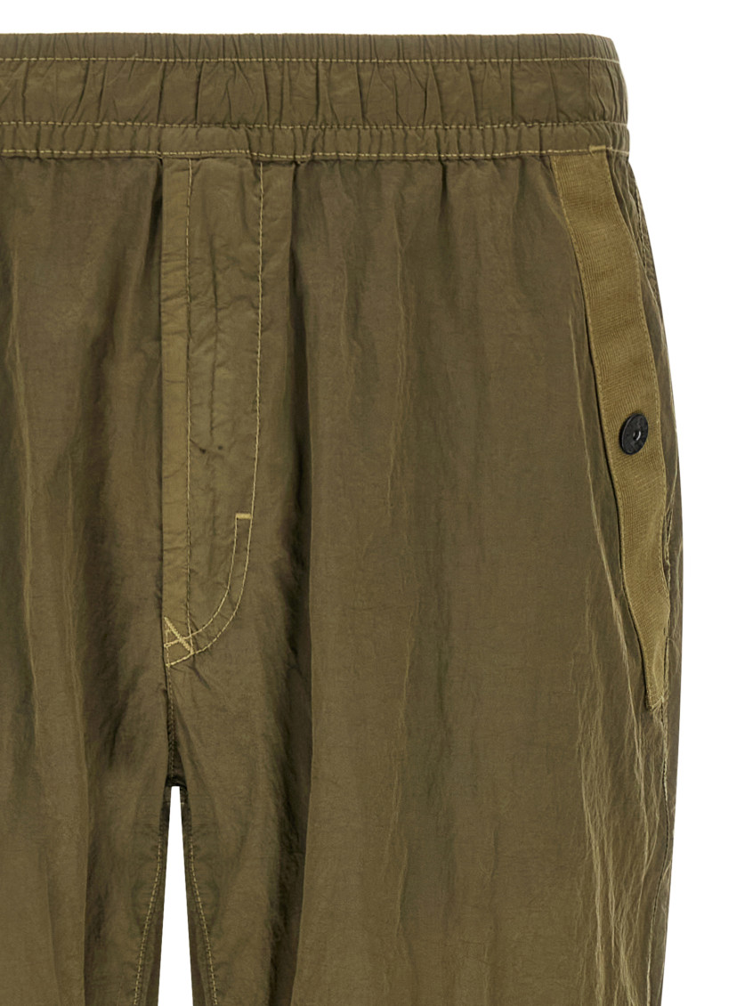 Green Regular Logo Joggers