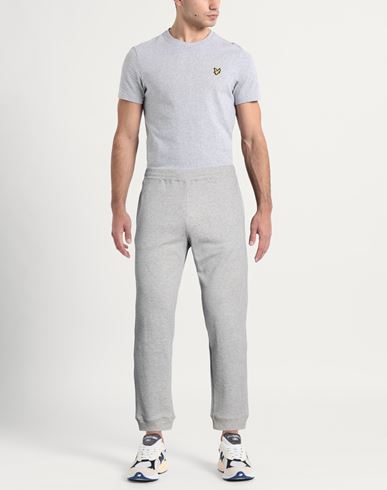 Man Pants Grey Size 36 Cotton, Elastane