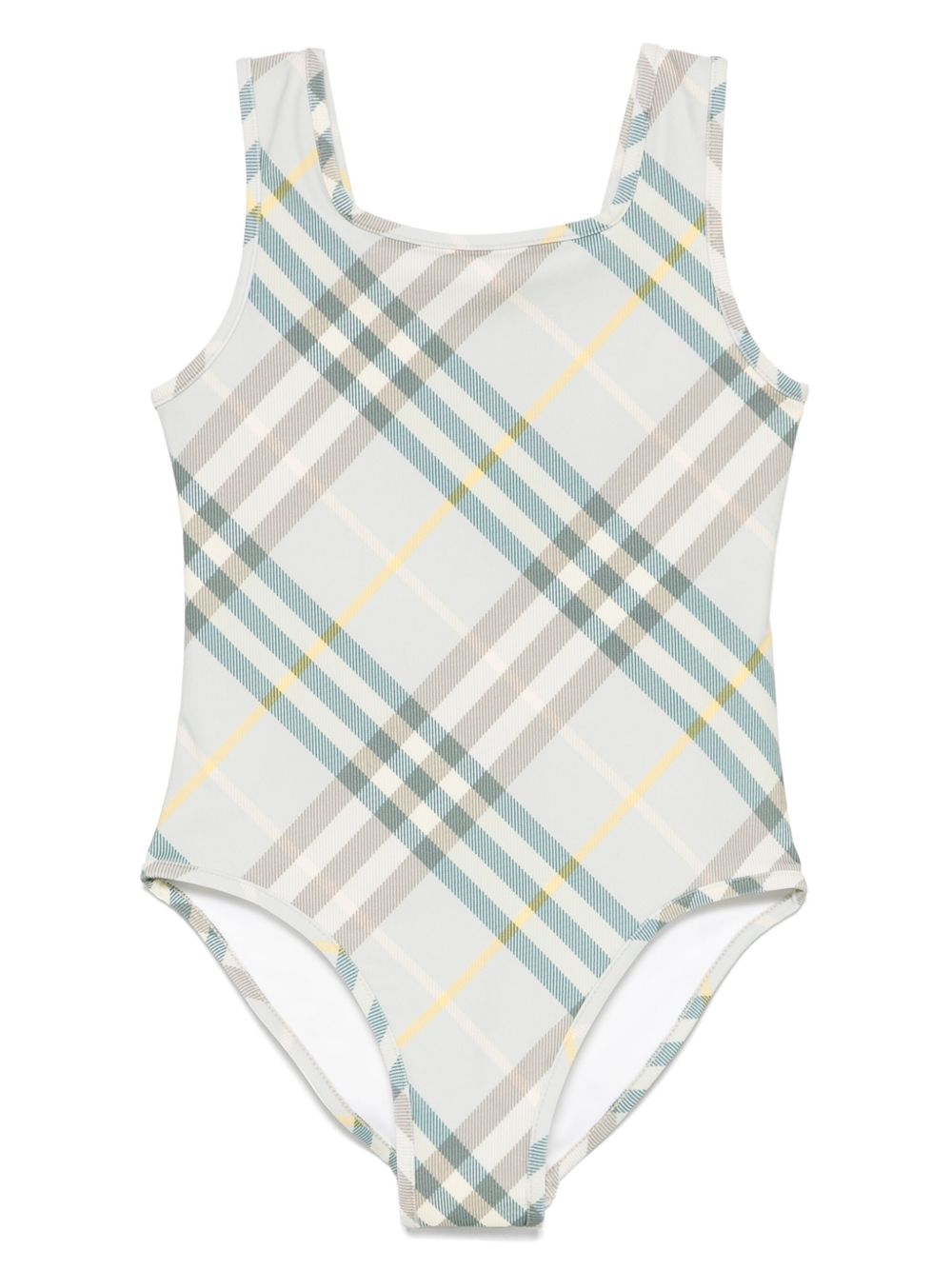 Checked swimsuit - Green