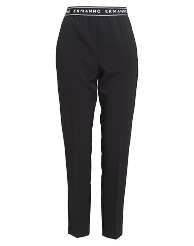 Ermanno Firenze Woman Pants Black Size 4 Polyester, Elastane, Polyamide