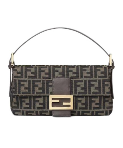 Baguette FF Jacquard Shoulder Bag