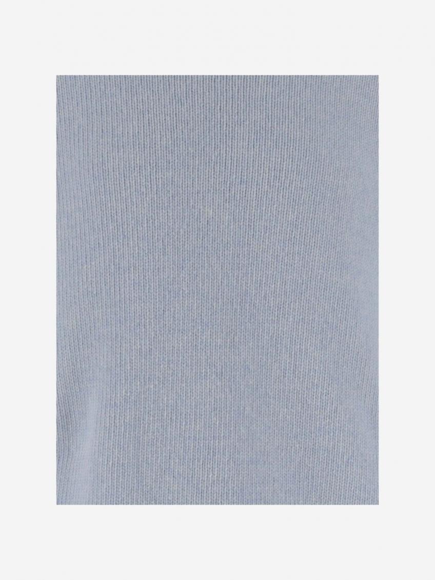 Logo-intarsia jumper - Blue