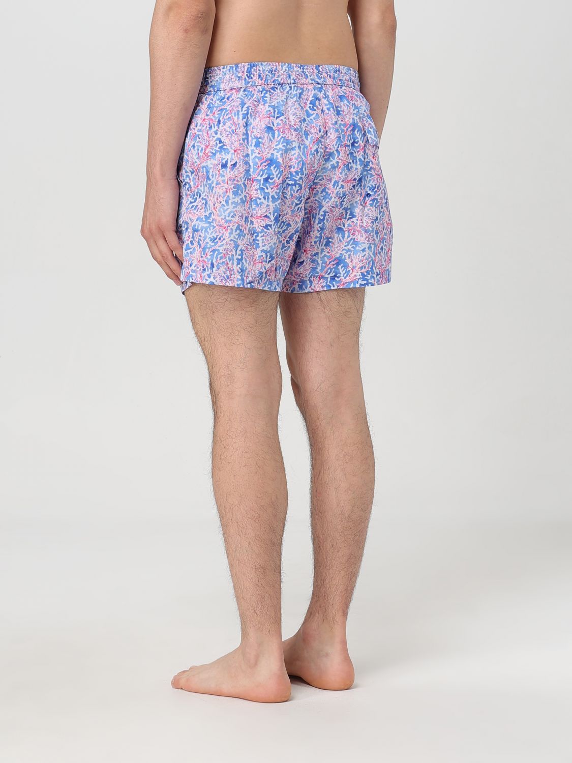 Swimsuit Men color Gnawed Blue