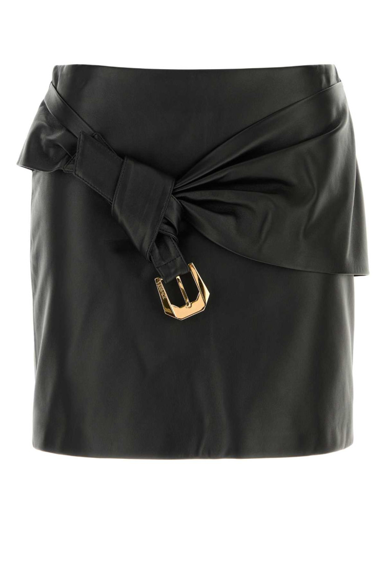 Lambskin Miniskirt